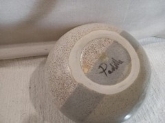 Rodolfo Padilla Signed Mexican Studio Art Pottery Speckled Glaze Bowl MCM Modern
