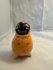 Tonala Bird Hand Painted Colorful Mexican Pottery Water Whistle Ocarina Works