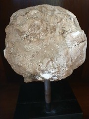 AUTHENTIC ANCIENT MAYAN STUCCO HEAD CLASSIC PERIOD. 300-900 A.D. MUSEUM PIECE