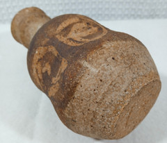 PRE COLUMBIAN MAYAN ARTIFACT STONEWARE HEAVY ART POTTERY VASE FREE SHIP