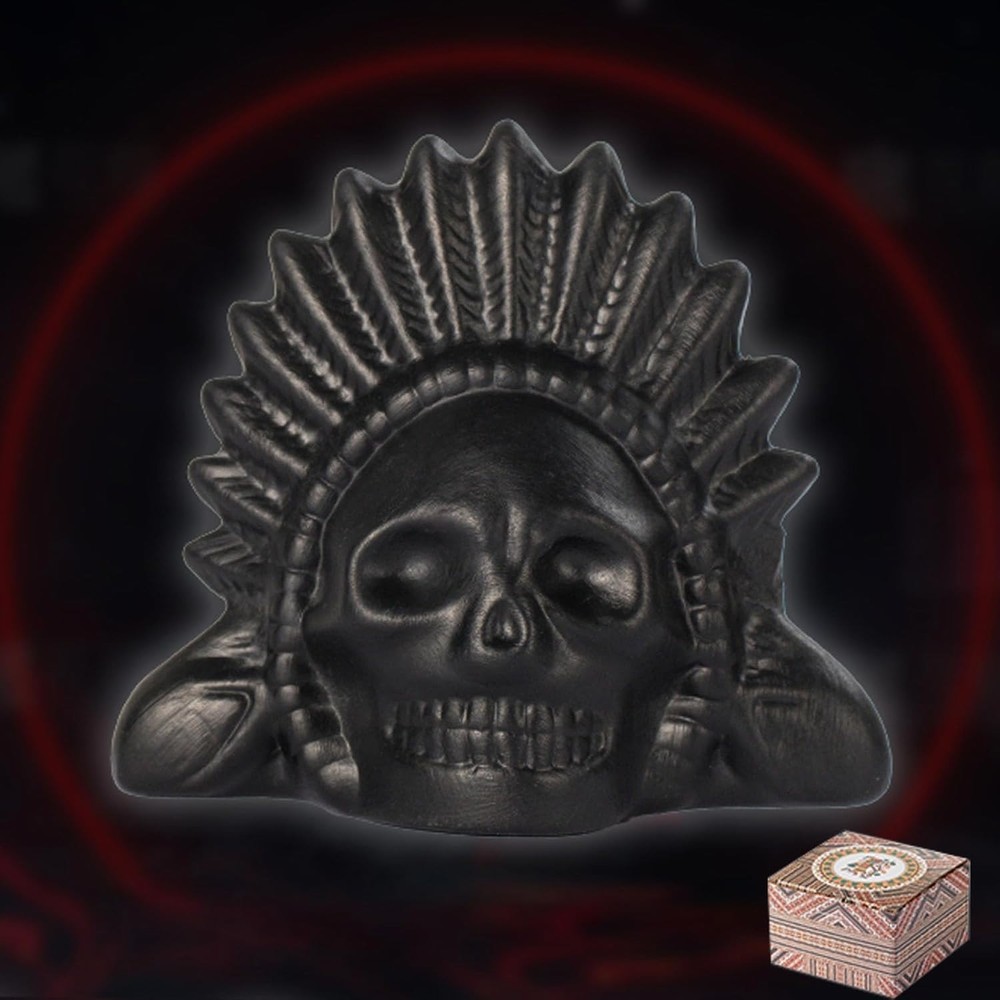Aztec Death Whistle – Handmade Skull War Scream Whistle for Pranks, 125+ dB