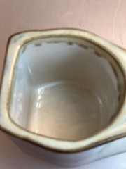 Rodolfo Padilla Coffee Mug Cup Stoneware Art Pottery Tan Kokopelli Man Single