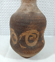 PRE COLUMBIAN MAYAN ARTIFACT STONEWARE HEAVY ART POTTERY VASE FREE SHIP