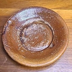 Set Of 4 Vintage Mexican Red Clay Cup and Saucer- Handcrafted Mexico