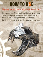 Real Screaming Aztec Death Whistle By ITZCOEHUA Loudest Authentic Human Sounding