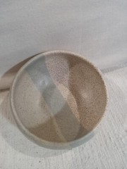 Rodolfo Padilla Signed Mexican Studio Art Pottery Speckled Glaze Bowl MCM Modern