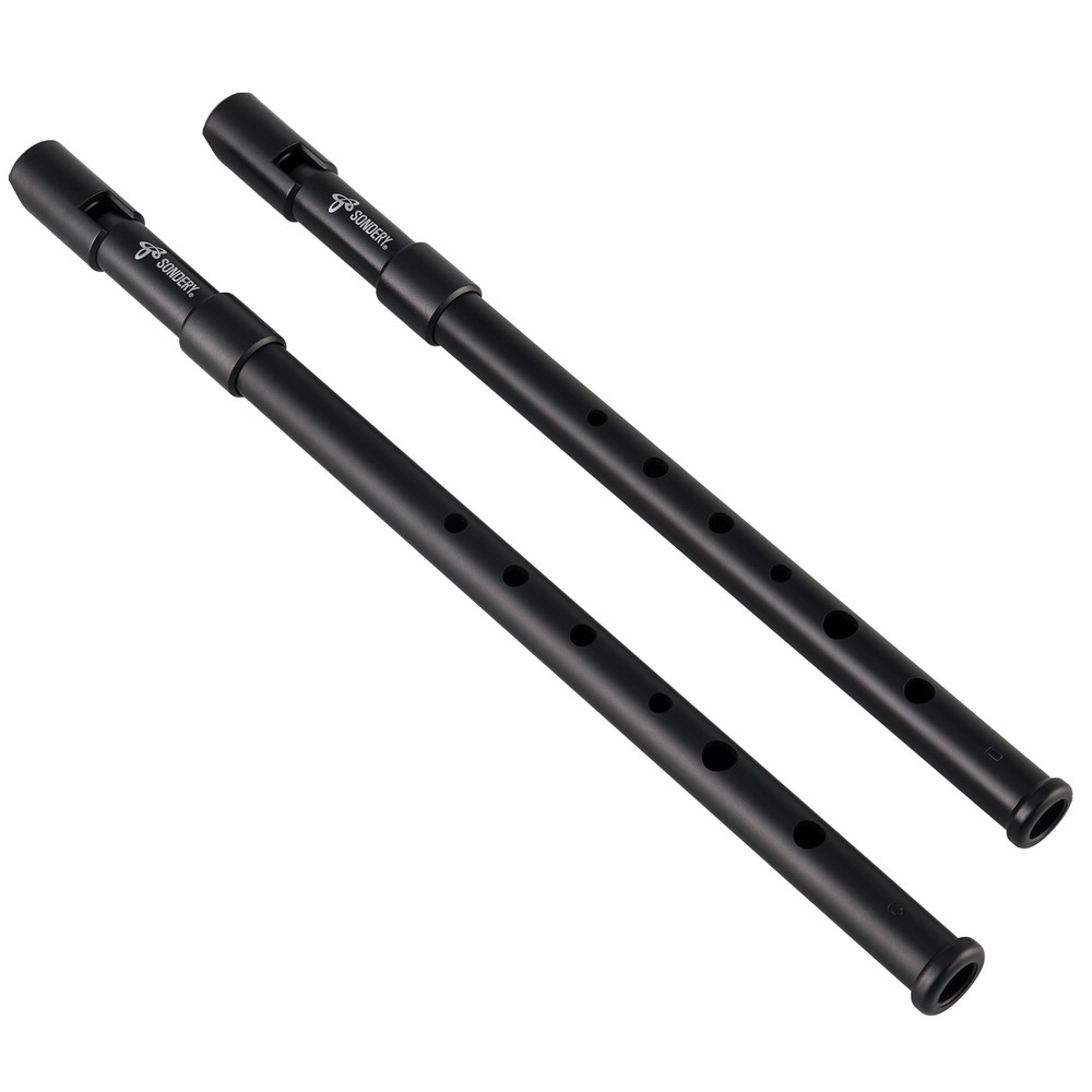 Irish Tin Whistle Set Key of C and D ABS Plastic Penny Flute Woodwind Sound