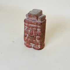 Simple Modern Mexican Pottery Figure Head
