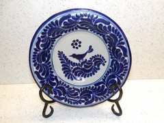 New Handmade Mexican Talavera Ibarra Decorative Bowl 7.5″ x 3″