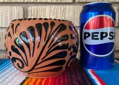 Mexican Ceramic Flower Pot Planter Folk Art Pottery Handmade Talavera #4