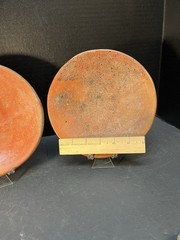 2 Mayan Red Pottery Plates ￼
