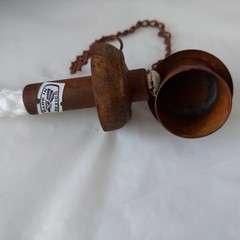 Tierra Fina Hand Painted Mexican Table Top Torch 11 ” Tall