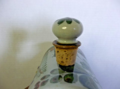 Ken Edwards El Palomar Tonala Mexico Mid Century Pottery Jug Decanter Rare Green