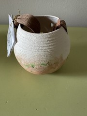Handmade New Mexico Small Hanging Pot Artist Signed