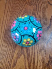 Hand-painted Mexican Clay Trinket Boxes Skull/Fish/Turtle and More Set Of 4