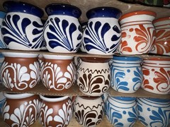 Mexican Talavera Hand-Painted Clay Pot – Colorful Ceramic Decor