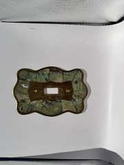 Rare Los Castillo of Taxco Light Switch Plate Mid Century Mexican Modern Signed