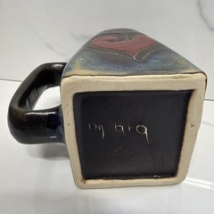 Mara Mexico Hearty Lovers Heart Mug In Lead Free Stoneware Pottery 12oz ~ ❤️