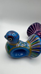 Hand-Painted Ceramic Bird Figurines Set Of 4 – Colorful Decorative Mexican Folk