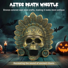 “OW” Aztec Death Whistle – Produces Loud Human-Like Screams at High Decibels