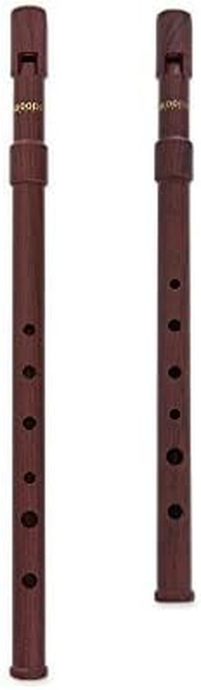 SMARTWOODI Set of 2 Irish Whistles Wood Grain Key of C & D ABS