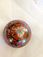 Mata Ortiz Pottery Bowl by Baudel Lopez Corona – Black On Red Fine Art Olla