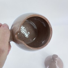 Mid Century Modern Pottery Clay Egg Cooker Made in Mexico
