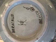 Vintage, Classic VERACRUZ ceramic bowl, Ken Edwards pottery, gorgeous