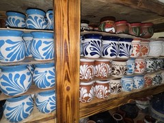 Mexican Talavera Hand-Painted Clay Pot – Colorful Ceramic Decor