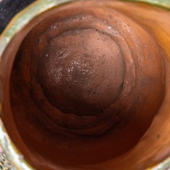 A Major C.1930 Tlaquepaque Mexican Green Pottery Pitcher – Dance/Music Motif
