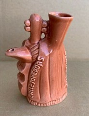 Callejoneadas Guanajuato Ceramic Figural Bottle Vase Bass Violin Mexico Music