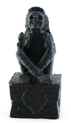 Aztec Xochipilli Death Whistle Black Onyx God of Ecstasy Art & Music MADE IN USA