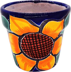 Mexican Pottery Planters – Set of 3 Pieces – Talavera Pottery – Succulent Pot Pl