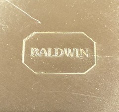 Vintage Unused Baldwin Brass Ashtray Coaster 4 1/4”D