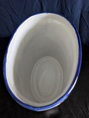 Talavera ceramic flower pot from Mexico.