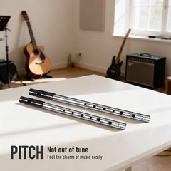 1 PCS Irish Tin Whistle Key Of D Silver Sound Penny Whistle Instrument