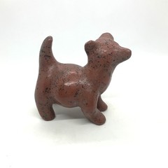 2 Vtg Classic Colima Dogs Pre-Columbian Style Redware Small Reproductions