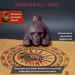 Real Screaming Aztec Death Whistle from by ITZCOEHUA – Loudest Authentic Human
