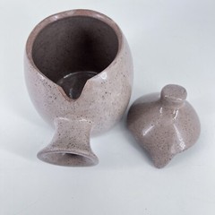 Mid Century Modern Pottery Clay Egg Cooker Made in Mexico