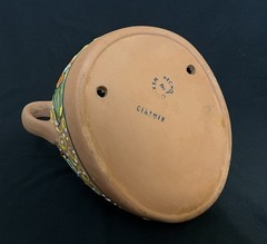 MEXICAN TALAVERA POTTERY BEAN POT STYLE PLANTER