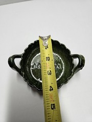 Green Clay Bowl Oaxaca Pottery