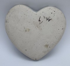 Tonala Mexican Pottery Bird Heart Trinket Dish Ken Edwards Hand Painted