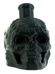 Aztec / Mayan Death Whistle Onyx Black Skull *** MADE IN USA ***