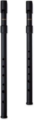 Smartwoodi Wi-921 Wi-922 Set Of 2 Irish Whistle Matte Black Key Of C & Key Of D