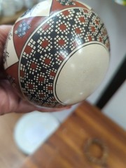 Mata Ortiz Polychrome Pottery Vase Jug Gloria Hernandez Butterfly Design