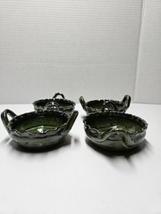 Green Clay Bowl Oaxaca Pottery