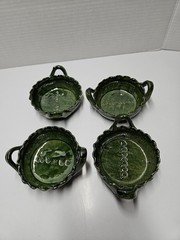 Green Clay Bowl Oaxaca Pottery