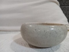 Rodolfo Padilla Signed Mexican Studio Art Pottery Speckled Glaze Bowl MCM Modern
