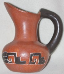 Mexico Theopoldo de Mexico Handled Mid Century Modern Southwest Style Pitcher