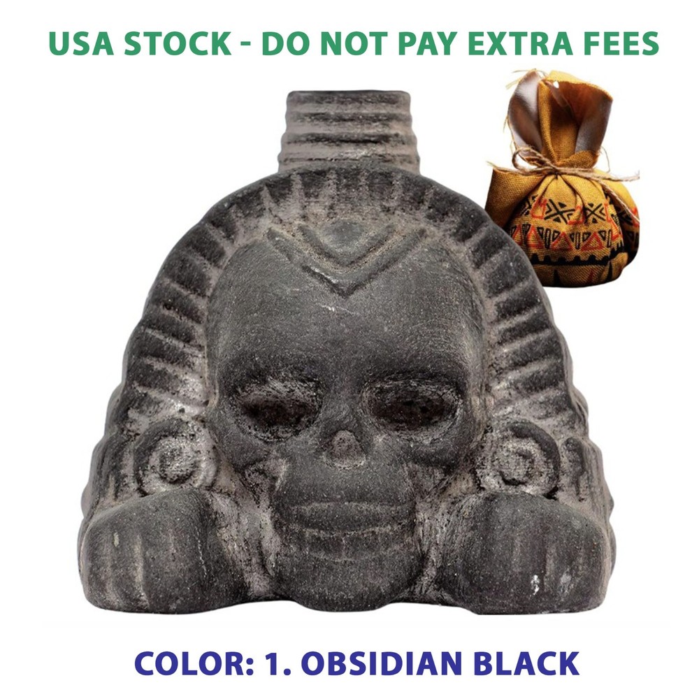 Real Screaming Aztec Death Whistle ZBOSS ITZCOEHUA 125dB Obsidian Self Defense